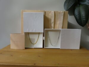 Silver and Gold Melanie Auld necklaces